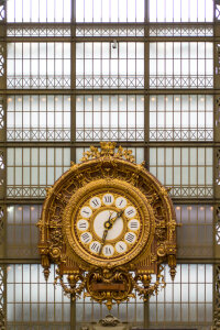 Musee d'Orsay gilded clock photo