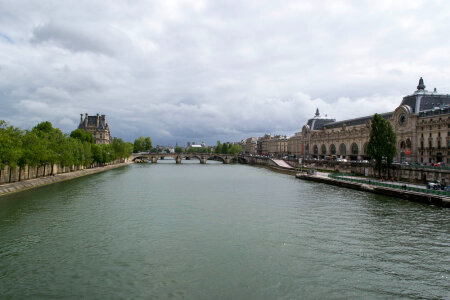 View over Seine at Pont Royal photo