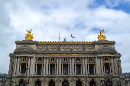 Paris Opera house main facade photo