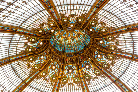 Galeries Lafayette cupola photo