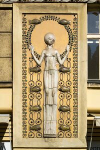 Art Nouveau facade decoration