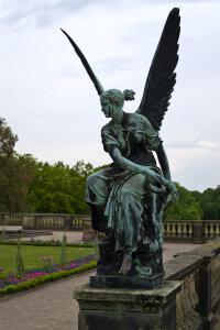 Orangery Palace statue of an angel photo
