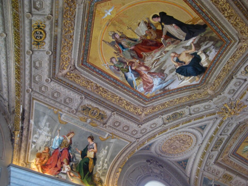 Vatican painted ceiling