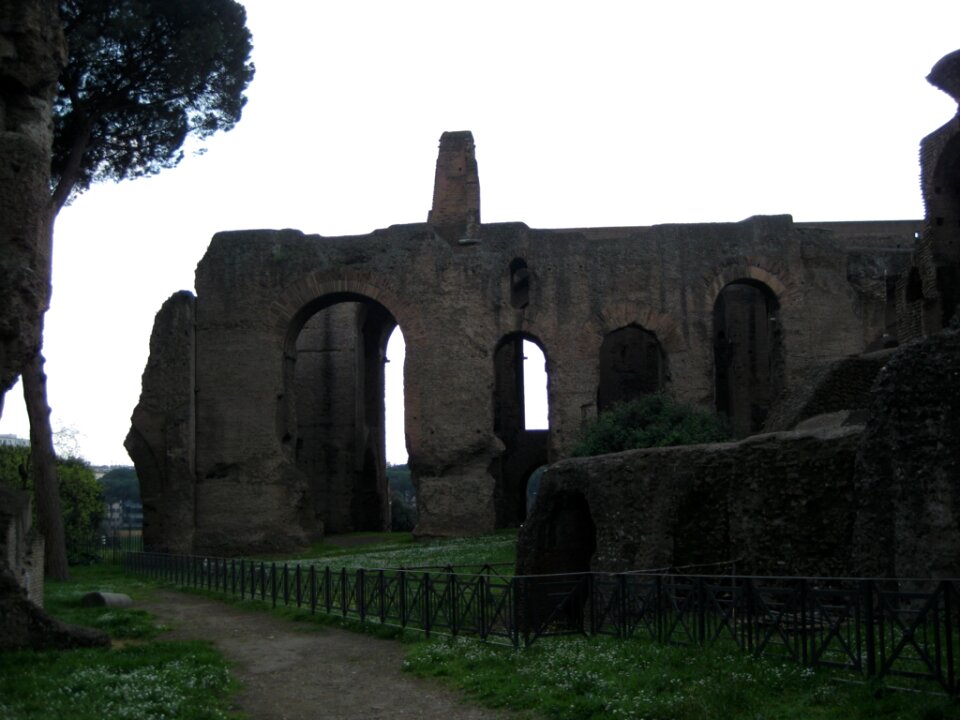 Palatine hill ruins