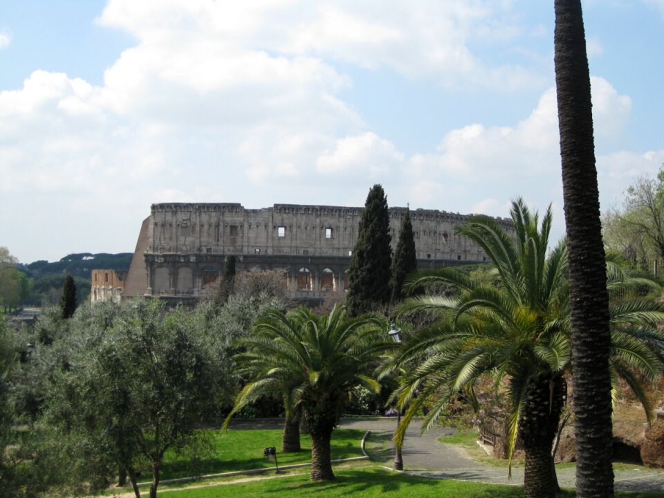 Colosseum seen from Villa Borghese