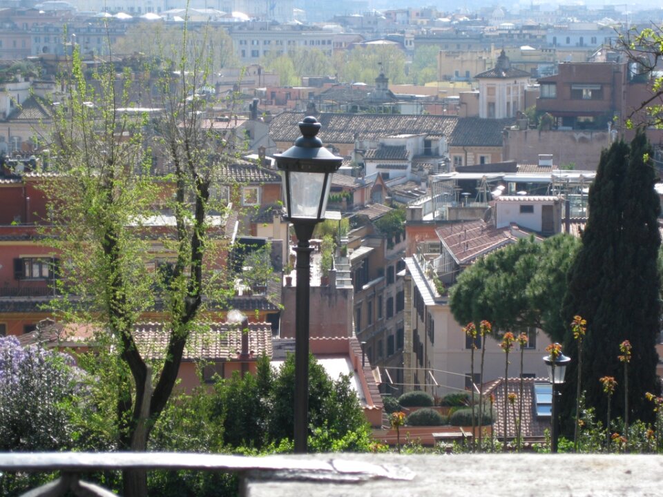 View over a Rome quarter photo