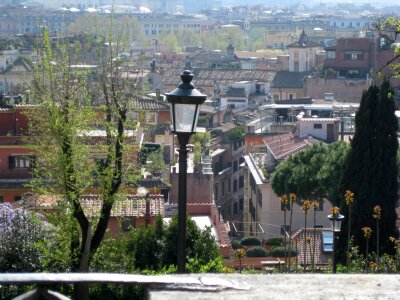 View over a Rome quarter photo