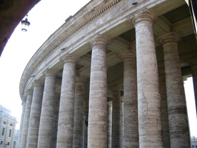 San Pietro square tuscan collonades