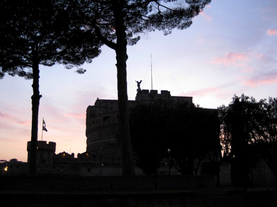 Sant Angelo castle at sunset