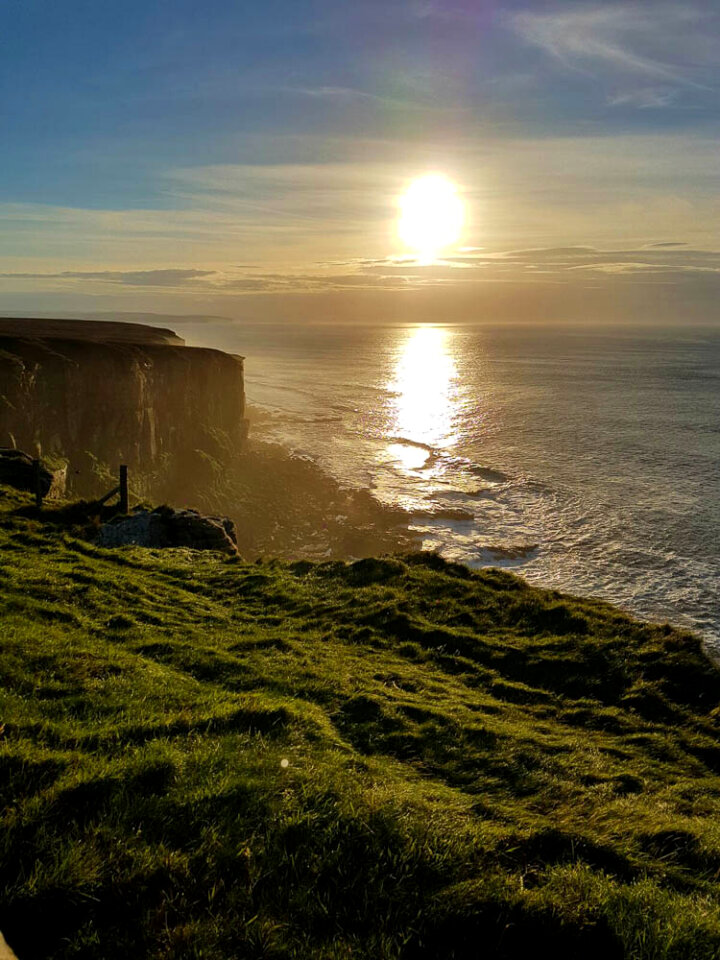 Twilight seen from Scottish coastline