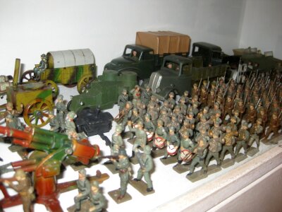 WWII plastic german army photo