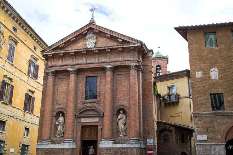Saint Christopher church in Siena