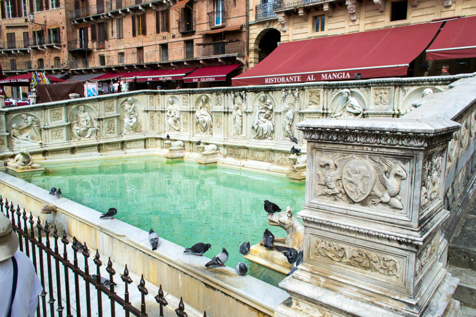 Fonte Gaia water fountain
