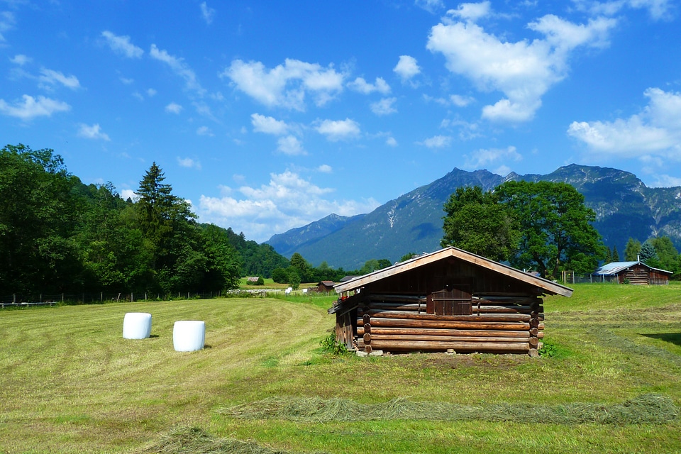 Shed mountains alp