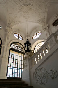 White marble Grand Staircase photo