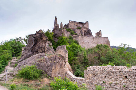 Durnstein castle ruins photo