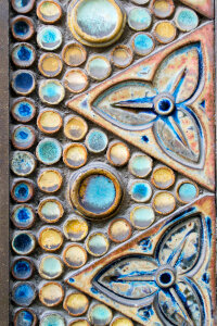 Decorative wall mosaic photo