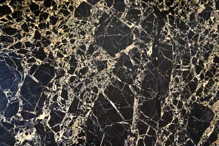 Black marble with white veins photo