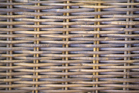 Close-up of a wicker basket pattern photo