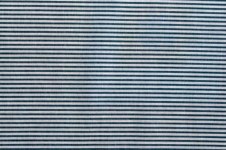 Green and white striped cotton fabric