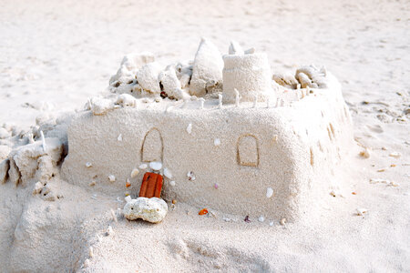 A sandcastle photo