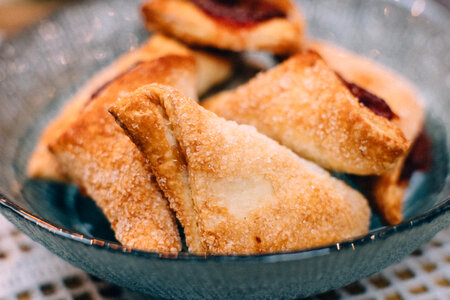 Bowl of pastries