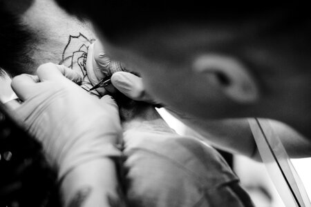 Tattoo artist at work 3