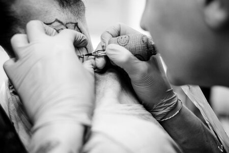 Tattoo artist at work 4