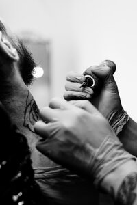 Tattoo artist at work 5