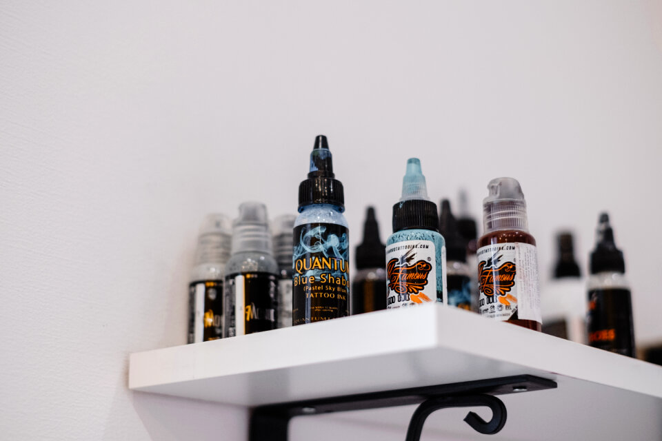 Tattoo ink bottles 2