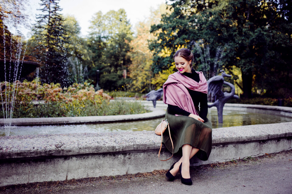 Retro style shoot in the park