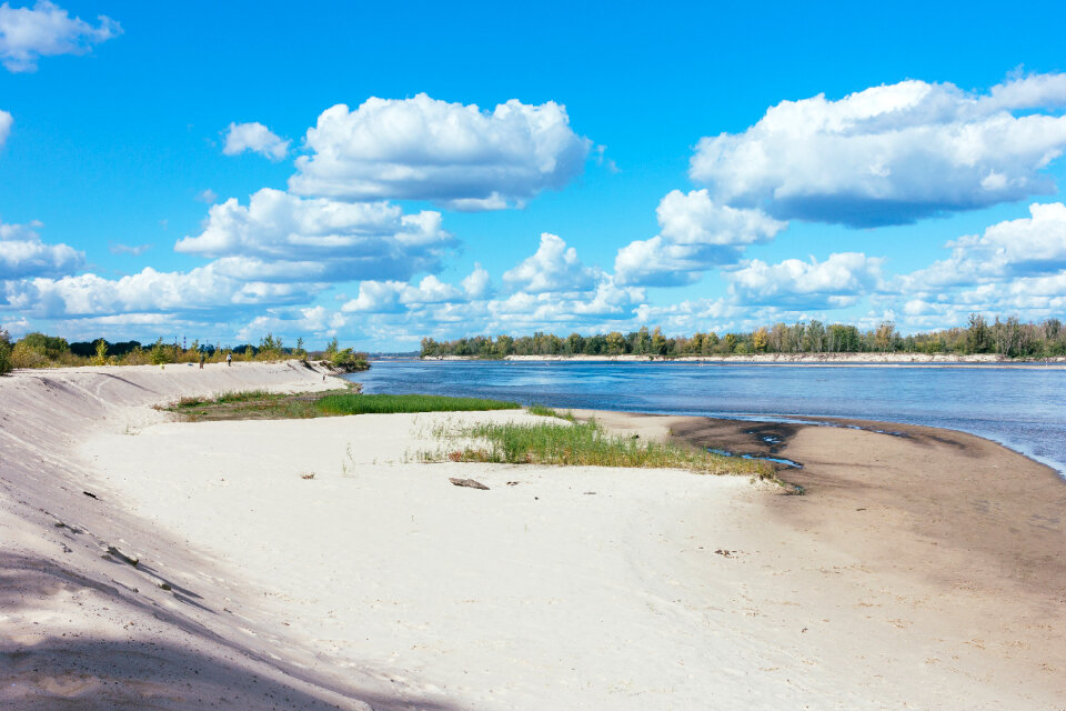 Sandy beach at the river 3