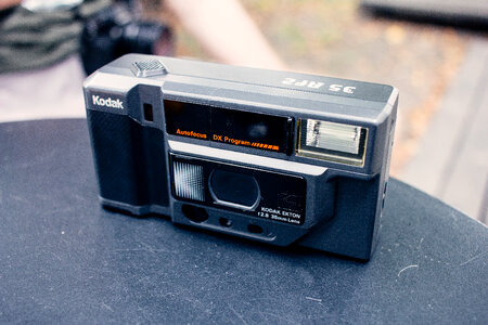 Compact automatic film camera photo
