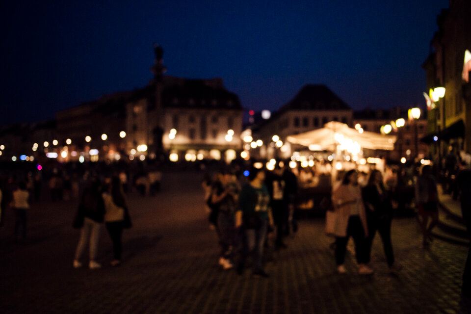 City Old Town at night