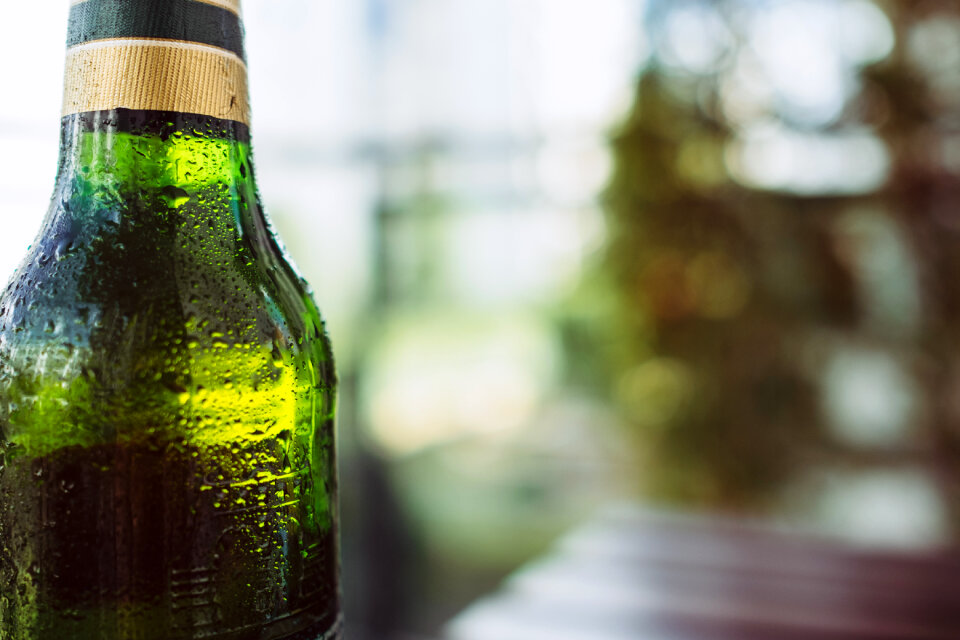 A bottle of cold beer 2