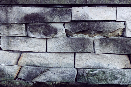 Gray stone wall photo
