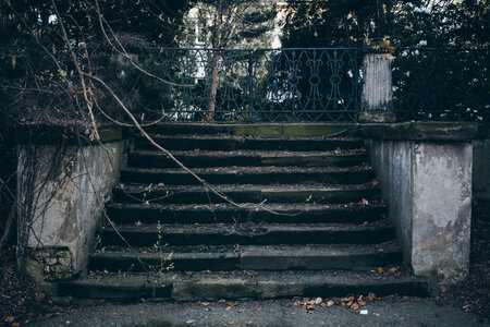 Old stairs in the park