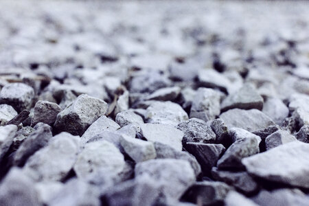 White and gray stones closeup 2 photo