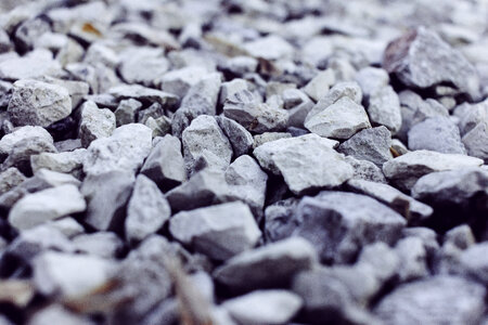 White and gray stones closeup photo