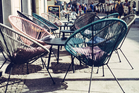 Café outdoor furniture photo
