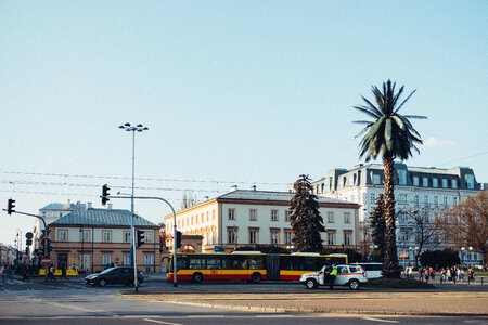 City street in the afternoon