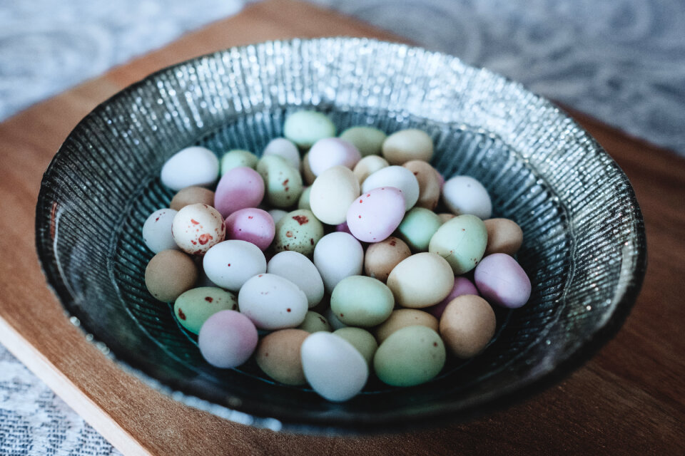 Easter chocolate eggs