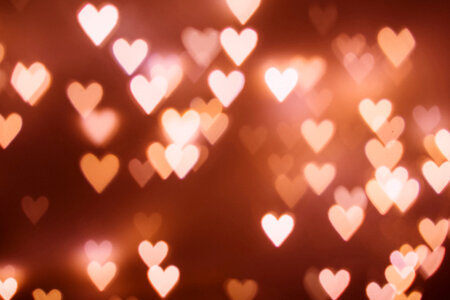 Heart shaped bokeh 5 photo