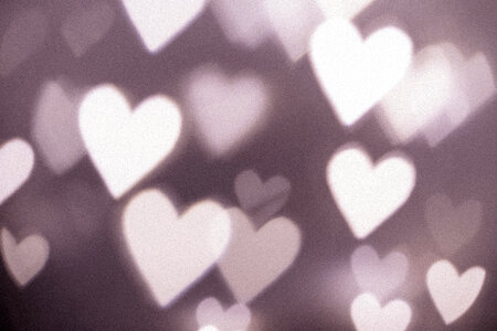 Heart shaped bokeh 4 photo