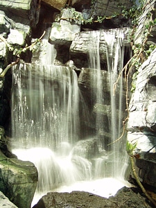 Stream cascade flowing photo