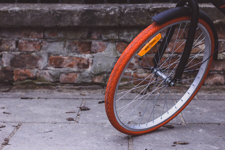 Bicycle front wheel