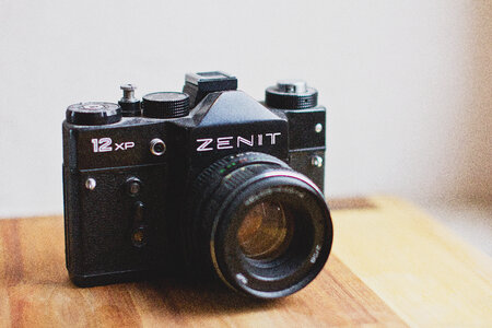 Analog Zenit camera photo