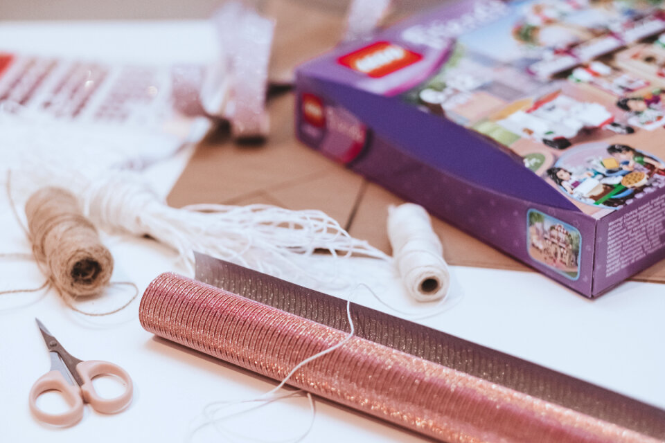 Lego Friends gift packing