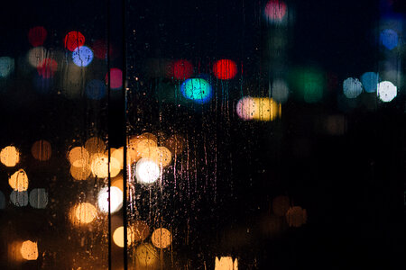 Rain bokeh 4 photo