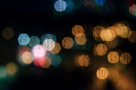 Rain bokeh 3 photo